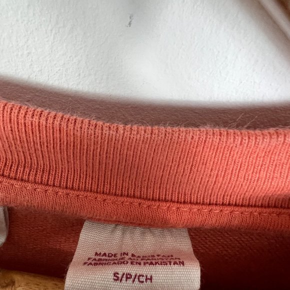LEVIS big logo orange cotton sweatshirt pullover - Picture 3 of 8